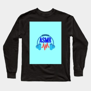 Cute ASMR Headphones Long Sleeve T-Shirt